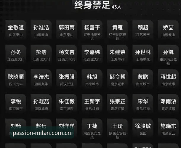足坛反腐风暴下的实用观赛指南：从禁足名单看懂行业变革